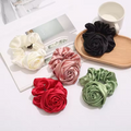 Satin Rose Scrunchie