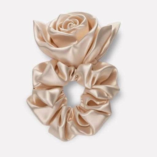 Satin Rose Scrunchie